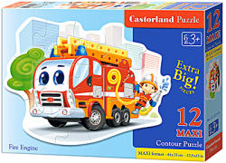 Castorland Fire Engine 12 piese (120109) Puzzle