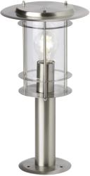 Brilliant 44784/82 | YorkB Brilliant álló lámpa 40cm 1x E27 IP44 nemesacél, rozsdamentes acél (44784/82)
