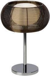 Brilliant 61149/53 | Relax-BRI Brilliant asztali lámpa 39cm vezeték kapcsoló 1x G9 bronz, króm (61149/53)