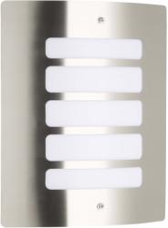 Brilliant 47682/82 | Todd Brilliant fali lámpa 1x E27 IP44 nemesacél, rozsdamentes acél, fehér (47682/82)