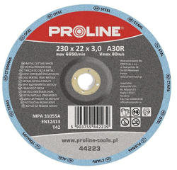 PROLINE Disc debitare metal depresat 115x2.5mm / a30s (44211) - electrostate
