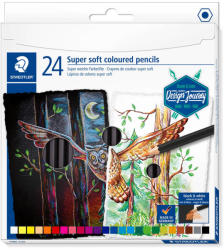 STAEDTLER Creioane colorate 24 culori/set STAEDTLER Super Soft