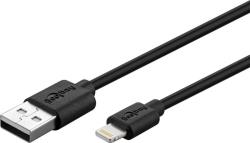 Goobay Cablu incarcare/sync USB - Lightning 1m negru Goobay (43322)