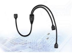 Inter-Tech Splitter RGB Inter-Tech cablu 48cm 1x 15cm 1x 25cm (88885465) - sogest
