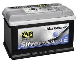 ZAP Silver Premium 78Ah 750A left+