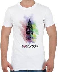 printfashion london - Férfi póló - Fehér (1389701)