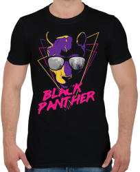 printfashion Fekete párduc - Férfi póló - Fekete (1360287)