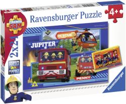 Ravensburger Echipa Pompier Sam - 2x24 piese (07826) Puzzle