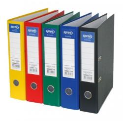 SPREE Biblioraft plastifiat SPREE 7, 5 cm, rosu
