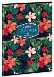 Ars Una Tropical Wildblume négyzethálós füzet A/4 (93129206) - jatekshop