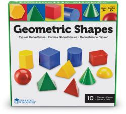 Learning Resources Corpuri geometrice din plastic - 10 piese (LER0922) - educlass