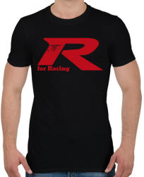 printfashion Type R for Racing - Férfi póló - Fekete (1445749)