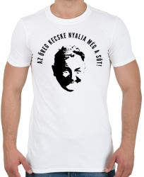 printfashion ÖREG KECSKE - Férfi póló - Fehér (1452051)
