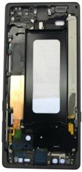 tel-szalk-010859 Samsung Galaxy Note 9 fekete előlap lcd keret, burkolati elem (tel-szalk-010859)