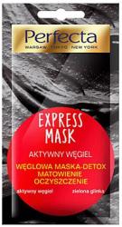Perfecta Mască de față cu cărbune activ și argilă verde - Perfecta Express Mask 8 ml Masca de fata