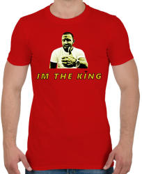 printfashion IM THE KING - Férfi póló - Piros (1464921)