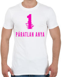 printfashion 1 PÁRATLAN ANYA - Férfi póló - Fehér (1455107)