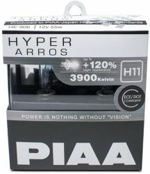 PIAA Hyper Arros 3900K H11 - 120 százalékkal fényesebb, világosabb fényhatás (HE-906)