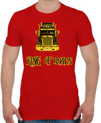 printfashion king of roads - Férfi póló - Piros (1479866)