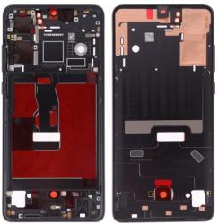  tel-szalk-011193 Huawei P30 fekete előlap lcd keret, burkolati elem (tel-szalk-011193)