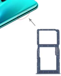 tel-szalk-011200 Huawei P30 lite/Nova 4e kék SIM kártya tálca (2 SIM kártyás telefonokhoz) (tel-szalk-011200)