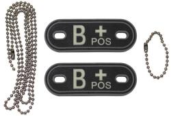 MFH Dog-Tags Plăcuțe de identificare B POS, 3D PVC