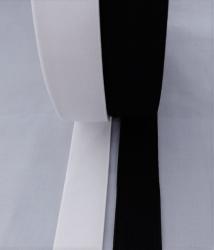  Gumiszalag - gumipertli 20 mm széles fekete és fehér színben