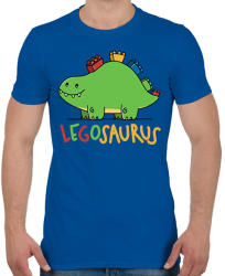 printfashion Legoszaurusz - Férfi póló - Királykék (1481583)