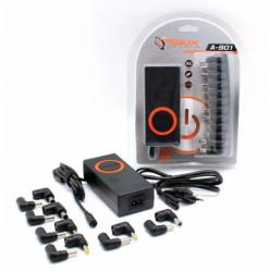 SBOX A-901 Univerzális automata notebook töltő 90W, 12 csatlakozó - followed