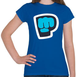 printfashion PewDiePie - Női póló - Királykék (1493857)