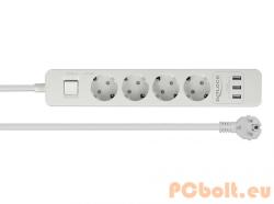 Delock 4 Plug + 3 USB Switch (11206)
