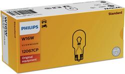 Philips T15 W16W Vision +30% halogén izzó 10db-os készlet 12067CP