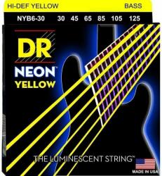 DR Strings Neon Hi-Def NYB6-30 Set de 6 corzi pentru bas (NYB6-30)