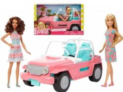 Mattel Barbie masina Jeep cu doua papusi FPR59