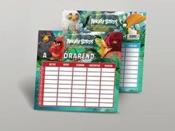  Angry Birds órarend 16x17 cm, közepes, kétoldalas, Movie (APS-500-9696) - mesescuccok