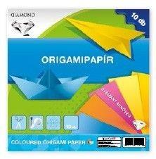 LIZZY CARD Színes papírok, origami hajtogató lapok 20x20cm, 80g, 10 lap/cs (LIZ-16511419) - mesescuccok