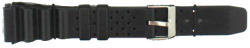 ALLURE Curea ceas silicon Jastrap Heay Duty Negru (30370-JA-BLACK) 18mm
