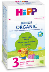 HiPP Lapte de crestere Junior Organic Hipp 3, 500 g