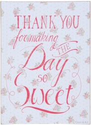 Clayre & Eef Tablou suspendabil cu mesaj motivational Thank You 30 cm x 40 cm (CC6H1224)