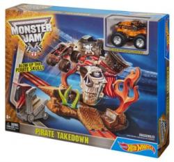 Mattel Monster Jam Pirate Takedown DJK63 set de joaca cu Captains Curse