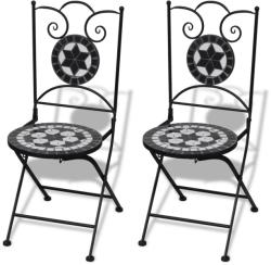 vidaXL Összecsukható kerámia szék, 2db (41533)