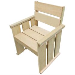 vidaXL FSC impregnált fenyőfa szék (44909)