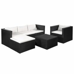 vidaXL 13 részes polyrattan ülőgarnitúra 44170