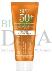 Bioearth Cremă solară pentru ten SPF50+ cu ganoderma și aloe Sun Defence Bioearth 50-ml