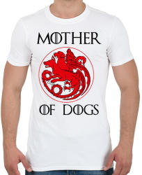 printfashion Mother of Dogs - Férfi póló - Fehér (1503932)