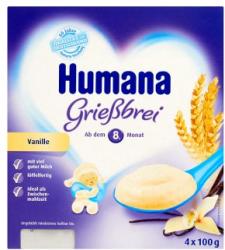 Humana Vanília ízű grízpuding 4x100g