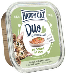 Happy Cat Minkas Duo - Pasăre și miel 24 x 100 g