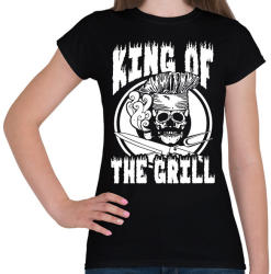 printfashion Grill király - Női póló - Fekete (1514102)