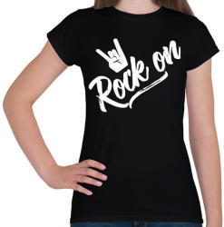 printfashion Rock n Roll - Női póló - Fekete (1514293)