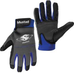 Mustad Manusi MUSTAD Landing, gri/albastru, pentru pescuit, marimea XL (A8.GL001.XL)